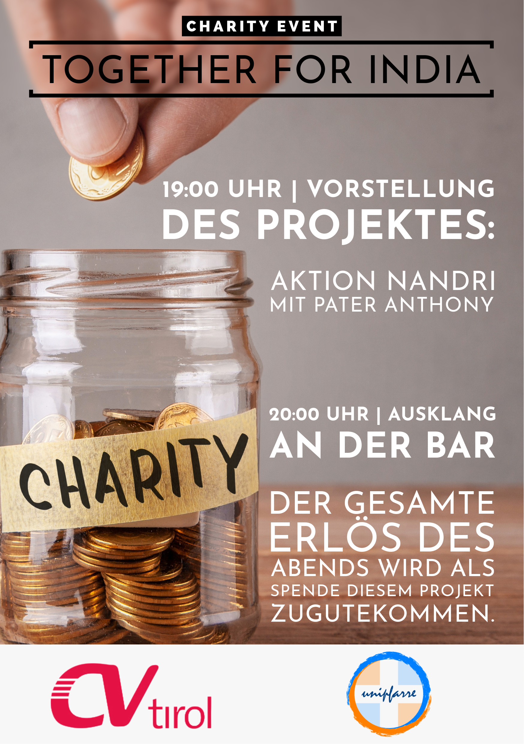 Einladung Charityevent - Together For India